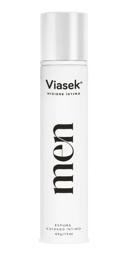 Viasek Men Espuma Cuidado Intimo Para Hombre X 75 Ml