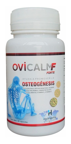 Calcio Biológico + Vitamina D3 Y K - 8 Frascos Ovicalm Forte