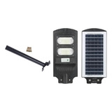 Lámpara Led Solar Suburbana  100w + Brazo + Taquetes