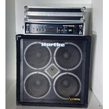 Hartke Caixa 4x10 Vx + Amplificador Ha 2000