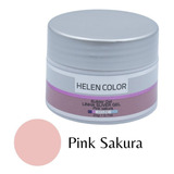 Gel Helen Color 35g Uv Led Pink Sakura Para Unhas Em Gel