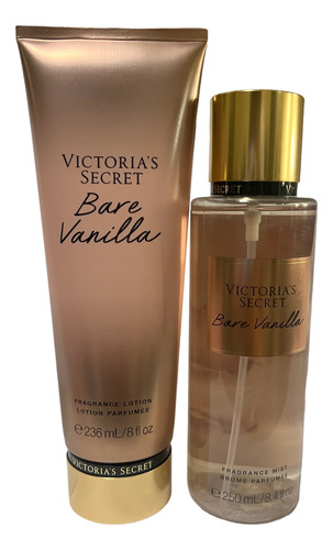 Victorias Secret Set Locion Y Crema Bare Vainilla