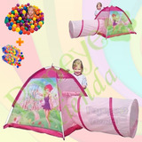 Casita Carpa Infantil Niñas Princesa Pelotero + 50 Pelotas