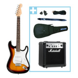 Combo Guitarra Racker + Amplificador Marshall Mg10cf + Acces