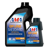 Kit Aceites Lubricantes Motor Ama Mineral 20w50 4l+1l