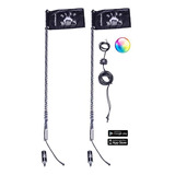 Par De Antenas Led 3ft 90cm 5150 Whips Hechas En Usa