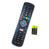 Controle Remoto Compatível Philips Smart Tv 32 40 49 50 E 55