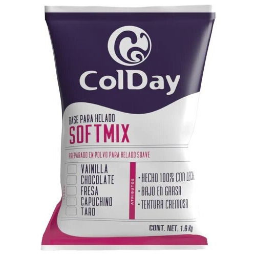 Base Para Helado Suave Sabor Combinado- Colday