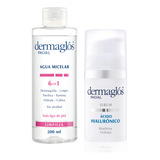 Kit Facial Dermaglós Agua Micelar + Serum