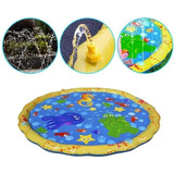 Alfombra De Agua Pulverizada Niños Bebes Inflable