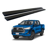 Estribos Bronx Black Aluminio Toyota Hilux 2015-2021 D/c
