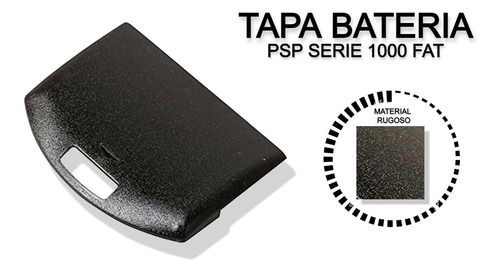 Tapa De Bateria Consola Psp Serie 1000 Fat Oem Rugosa