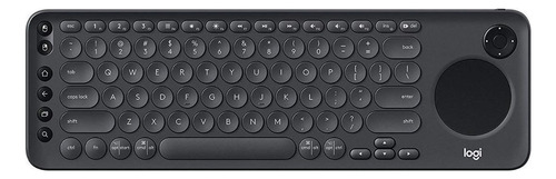 Logitech K600, Teclado Inalámbrico Touch Para Smart Tv / Pc Teclado Negro Idioma Español