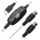 Cable Midi A Usb Adaptador Teclado Para Laptop Computadora