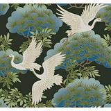 Papel Tapiz - Decor Direct Ywaf6593 Glendora, Sprig & Heron 