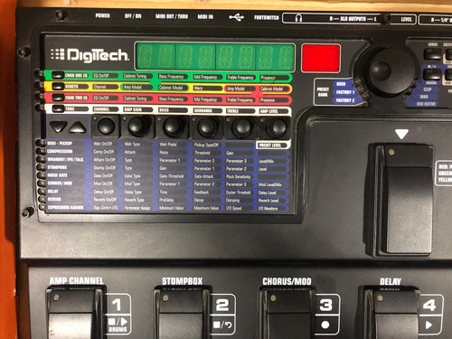 Pedalera Multiefectos Digitech Gnx 3000