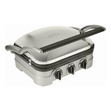 Cuisinart Gr-4n 5-in-1 Griddler, Silver, Black Dials