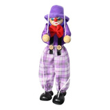 Marioneta Títere, Diseño De Payaso De Juguete Color Morado