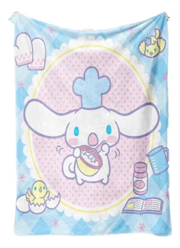 Manta De Franela Con Diseño Digital Cinnamoroll Smile Baker