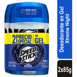 2 Desodorantes Speed Stick Xtreme Night Gel 85 Gr C/u