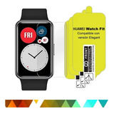 3 Micas Protector Transparente Huawei Watch Fit / Elegant