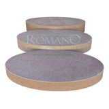 Trio De Palco Oval Mdf Decoração De Festas