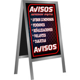 Aviso - Letrero Tipo Tijera, Diseño Gratis