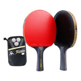 Pack 2 Paleta De Ping Pong Profesional 6 Estrellas