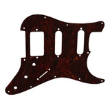 Escudo Para Guitarra Stratocaster Hss Tortoise Com 1 Camada