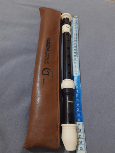 Flauta Antiga Yamaha Japan Soprano Yrs 301 Ii G Leia