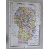 Lamina Coleccion De Mapas Billiken Provincia Cordoba