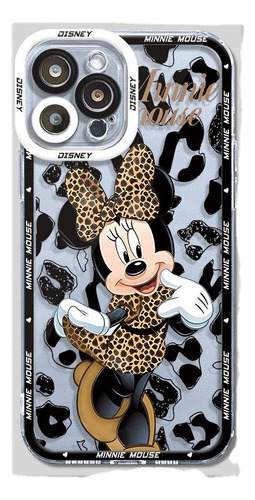 Funda De Teléfono Mickey Minnie Para iPhone 14 13 12 11 15