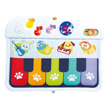 Winfun Animal Friends Crib Piano De Cuna Luz Y Sonido Color Blanco