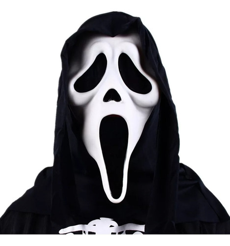 Máscara De Terror De Halloween, Cara De Fantasma Que Grita