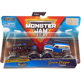 Monster Jam Grave Digger Vs Son-uva Digger Monster Truck Duo