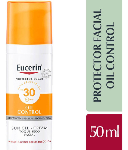 Protector Solar Eucerin Oil Control Fps 30 Toque S Eucerin
