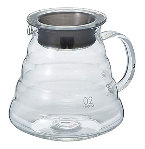 Jarra De Café Hario V60, 600ml, Transparente