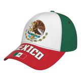 Bandera De México Gorra De Béisbol Mexicana 3d Impresión Com