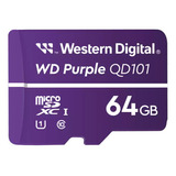 Tarjeta Microsd Western Digital Purple 64gb Para Cámaras De 
