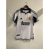 Jersey Retro Real Madrid Del 2000 Con El 10 De Figo,