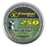 Chumbinho Combat Hollow Point 4.5mm (250un.)