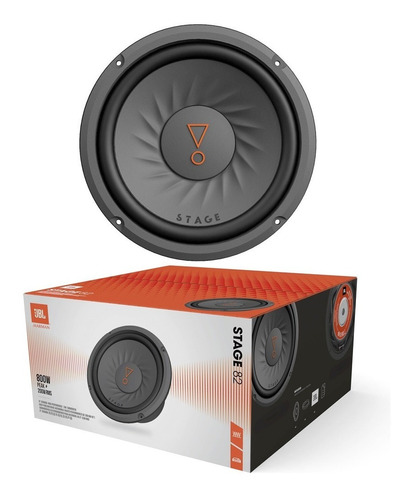 Subwoofer 8 Pulgadas Jbl Stage 82 De 200 Watts Rms Color Negro