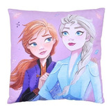 Cojín Decorativo 40x40 Cm Frozen Ana Elsa Sofá Pieza