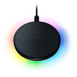 Cargador Inalámbrico Razer Charging Pad 10w Qi Usb C Color Negro