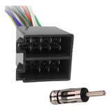 Ficha Estereo Conector Doble Iso Macho + Adapt. Antena Plug