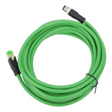 M12 A Rj45 Cable Ethernet Industrial Ip67 A Prueba De Agua
