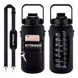 Termo Sttriker 2l Agua Bolso + Funda Maleta Motivacional