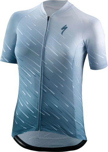 Jersey Specialized De Mujer Ice Blue / Storm Grey