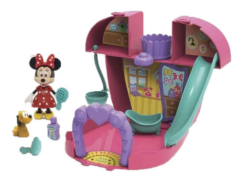 Petshop Da Minnie Maleta Playset C/ 06 Aces- Sai Água - Elka