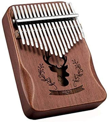 Piano Kalimba 17 Teclas Caoba